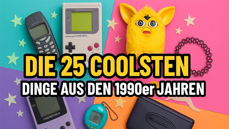 Retro-Blogbild: Die 25 coolsten Dinge aus den 1990er Jahren – Game Boy, Tamagotchi, Furby und mehr Kult-Highlights der 90s
