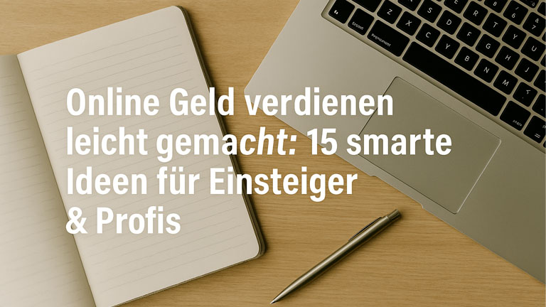 Online Geld verdienen leicht gemacht – 15 seriöse Wege für Einsteiger & Profis