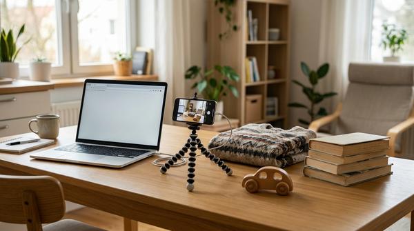 Gebrauchte Gegenstände und Laptop für kleine online testbare Einnahmen