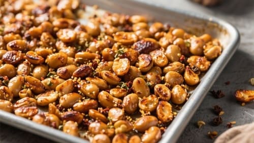 Gebackene Kichererbsen