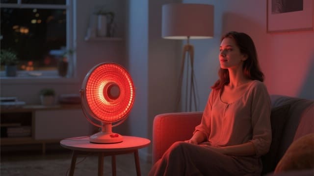 Rotlicht am Abend – Wärme und Entspannung