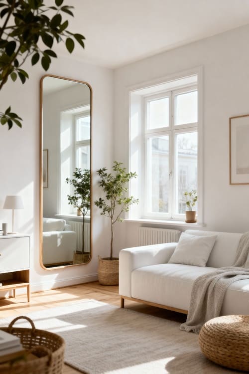 Spiegel-Trick für kleine Räume – doppelte Größe durch Reflexion