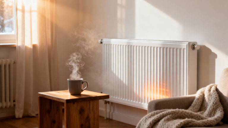 Heizkosten sparen – gemütliches Winter-Wohnzimmer