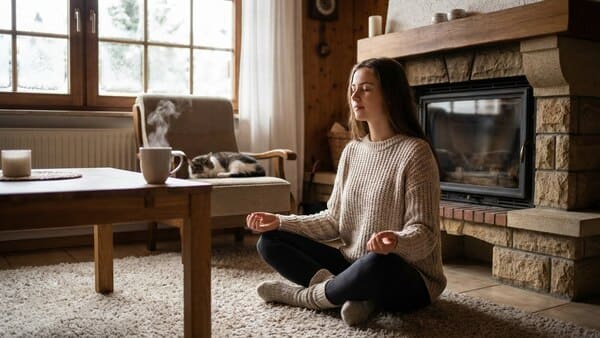 Entspannter Moment zur Unterstützung des Immunsystems