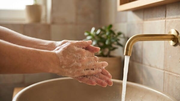 Gründliches Händewaschen als wichtiger Schutz vor Erkältungen