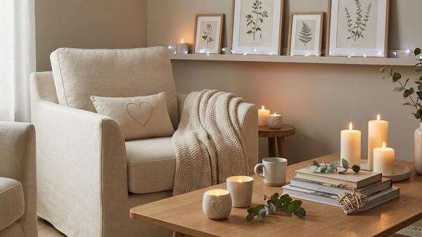 Valentinstag Deko Ideen für Zuhause gemütlich