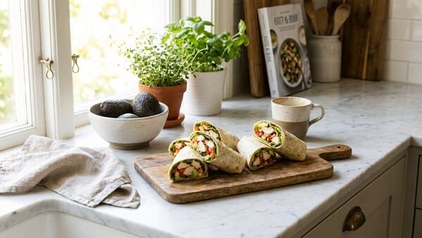 Gefüllte Wraps als schnelles Alltagsgericht