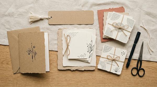 Karten, Gutscheinheft, Lesezeichen und Gutscheinkalender als schnelle DIY-Geschenke